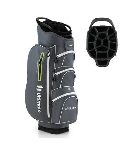 Mecale 9.5 Inch Lightweight Golf Cart Bag with 15 Way Top Dividers