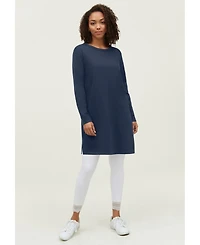 ellos Plus French Terry Tunic Dress