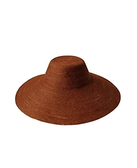 Brunna.co Riri Straw Hat in Burnt Sienna