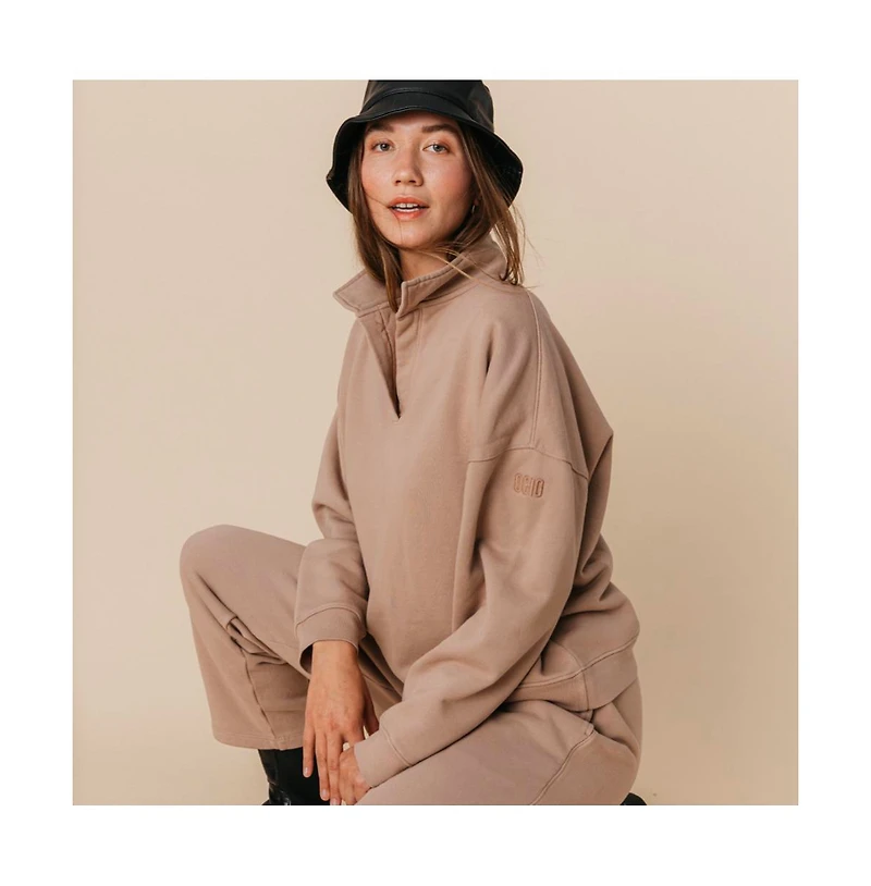 Ocio Women's Organic Cotton Teddy Polo Crew
