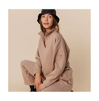 Ocio Women's Organic Cotton Teddy Polo Crew