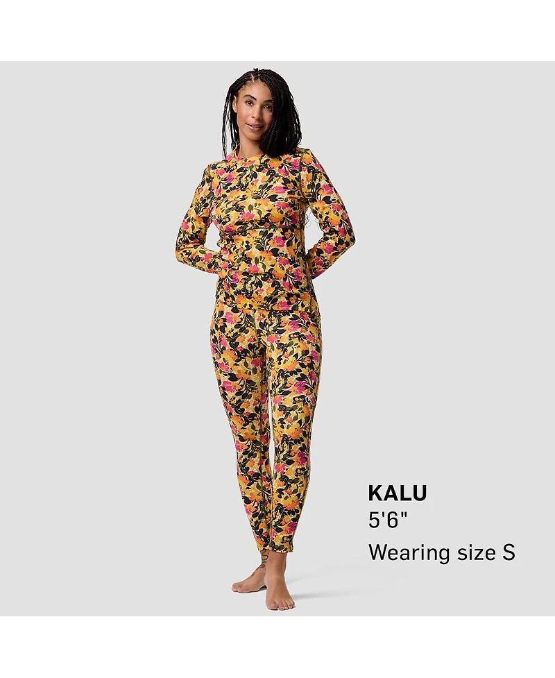 Backcountry Women's Cedars Rws Merino Mid-Wt Baselayer Crew Top Midweight Long Underwear Tops