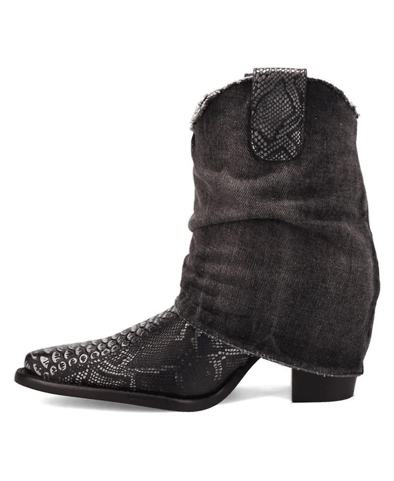 Dingo Women's Denim Dream Leather Bootie