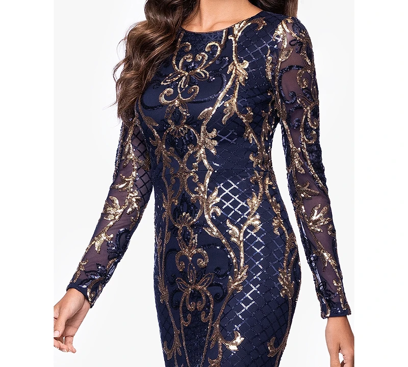 B&A By Betsy and Adam Women's Crewneck Dress