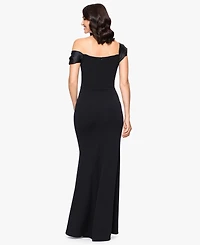 Betsy & Adam Women's Off-The-Shoulder Dress