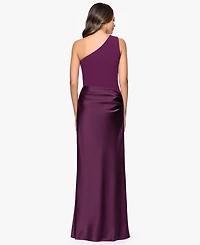 Betsy & Adam Women's One Shoulder Dress