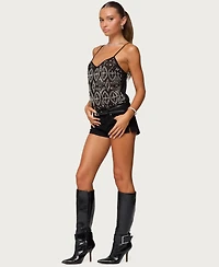 Edikted Women's Kaleesy Beaded Tank Top