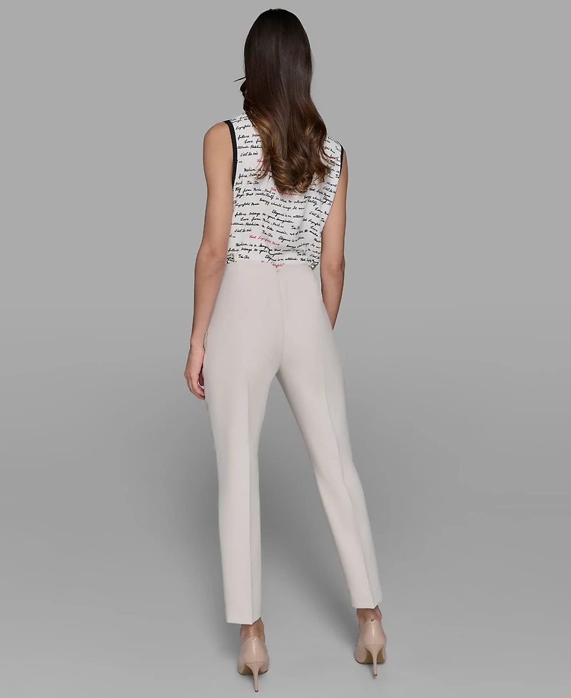 Karl Lagerfeld Paris Women's Straight-Leg Pants