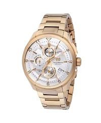 Technomarine Men's Tm-318118 Ocean Quartz Silver Dial Watch