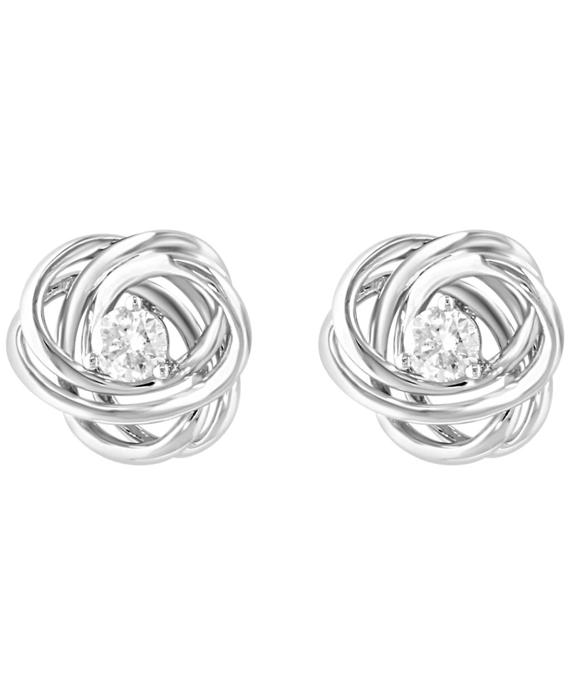 Effy Collection Diamond Earrings (3/8 ct. t.w.) in 14K White Gold