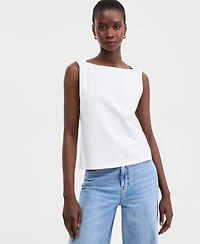 On 34th Women's Knit Sleeveless Boat-Neck Top, Macy's Exclusive