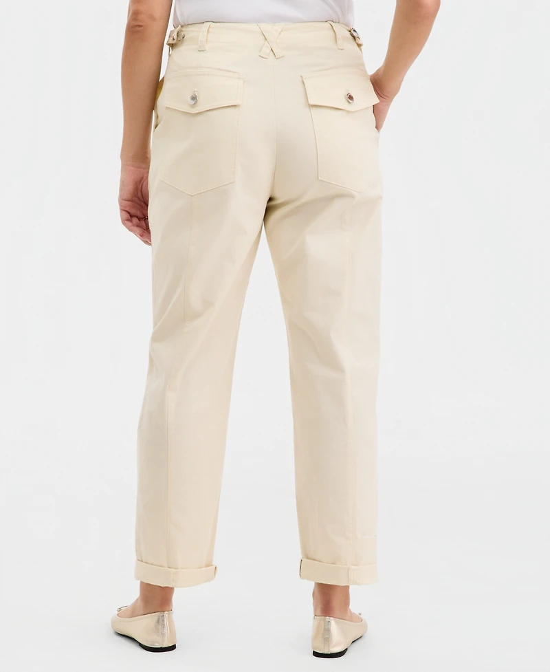 On 34th Women's Straight Leg Patch-Pocket Pants, Macy's Exclusive