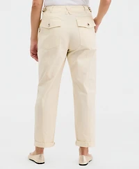 On 34th Women's Straight Leg Patch-Pocket Pants, Macy's Exclusive