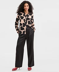 On 34th Women's Woven Heart Button-Down Top, Macy's Exclusive