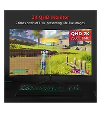 Z-edge 27 inch Qhd 2K 2560 x 1440 165Hz 1ms Curved Gaming Monitor
