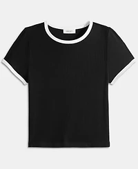 On 34th Women's Knit Short-Sleeve Trim Top, Macy's Exclusive