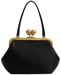 Coach Glovetanned Leather Kisslock Frame Bag