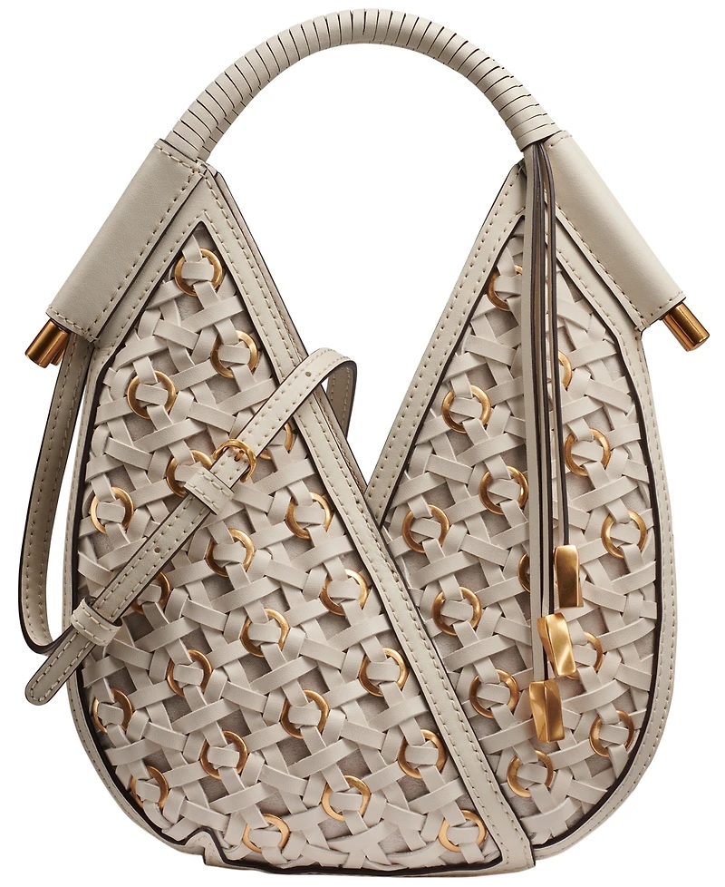 Donna Karan New York Baldwin Woven Grommet Crossbody Bag