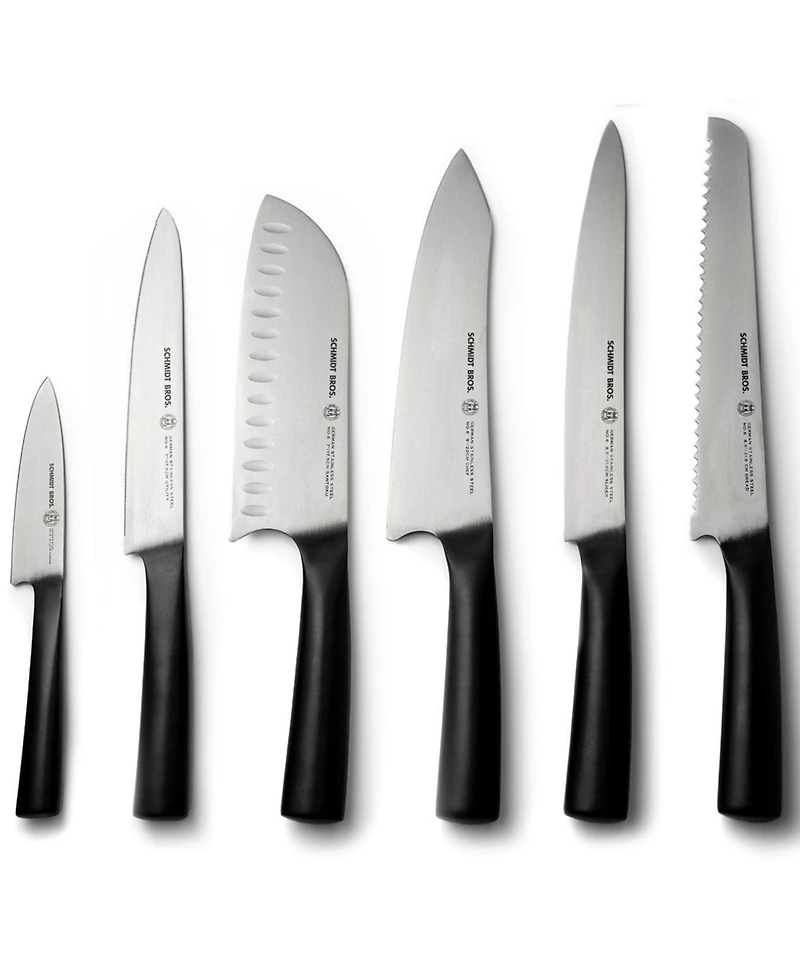 Schmidt Brothers Carbon 6, 7-Pc. Knife Block Set