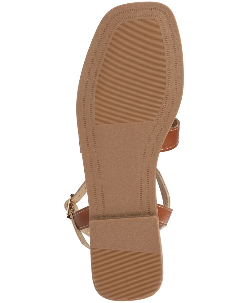 Journee Collection Women's Bridey Open Toe Ankle Strap Sandals