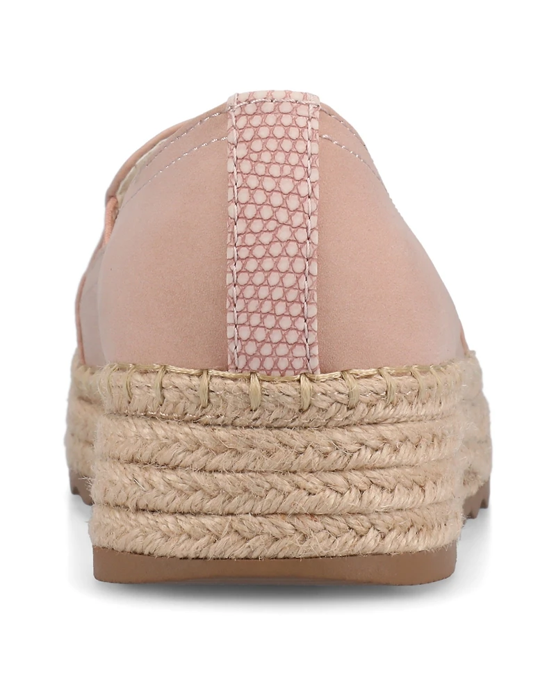 Journee Collection Women's Catalina Slip On Round Toe Espadrilles