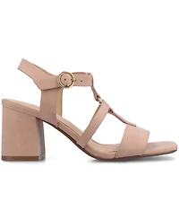 Journee Collection Women's Merisol Open Toe Ankle Strap Sandals