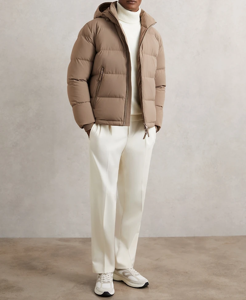 Reiss Men's Quilted Zip-Through Puffer Jacket