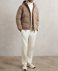 Reiss Men's Quilted Zip-Through Puffer Jacket
