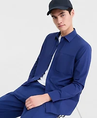 Alfani Men's Stretch Shirt Jacket, Macy's Exclusive