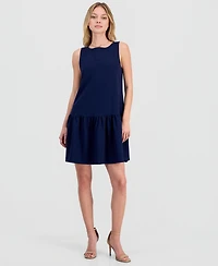 Robbie Bee Petite Drop-Waist Sleeveless Dress