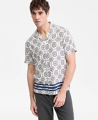 Sun + Stone Men's Camp Jaspar Short-Sleeve Shirt, Macy's Exclusive