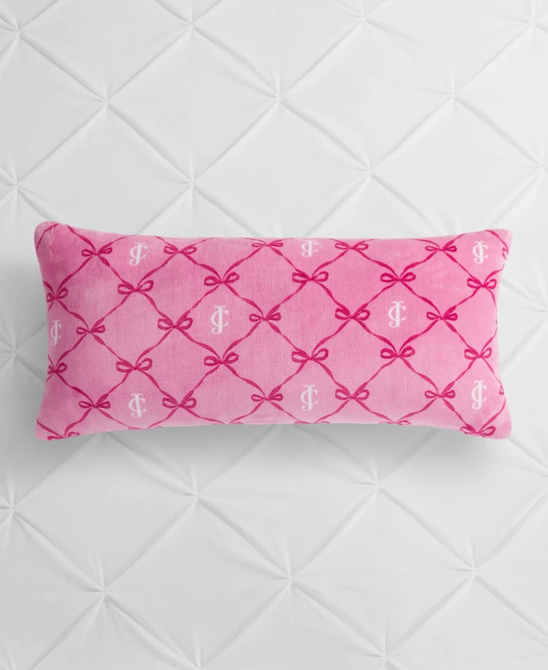 Juicy Couture Plush Body Pillow, 18" x 36"