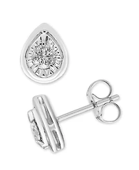 Macy's Diamond Stud Earrings (1/4 ct. t.w.) in 14K White Gold