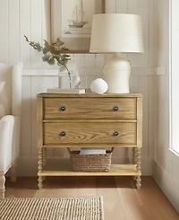 Madison Park Signature 36" Solid Wood Frames 2-Drawer Accent Chest