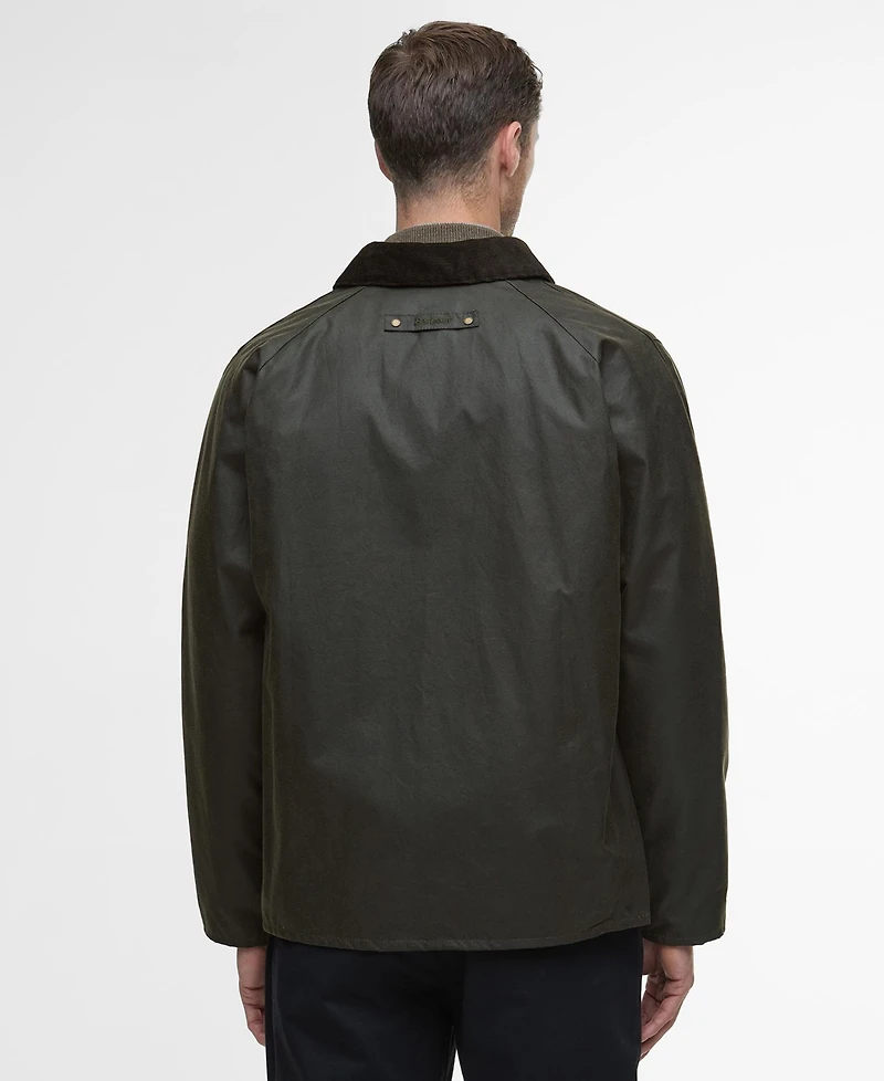 Barbour Men's Short Lorden Wax Mac Collar Jacket