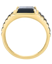 Effy Collection Men's Onyx Ring in 14k Yellow Gold