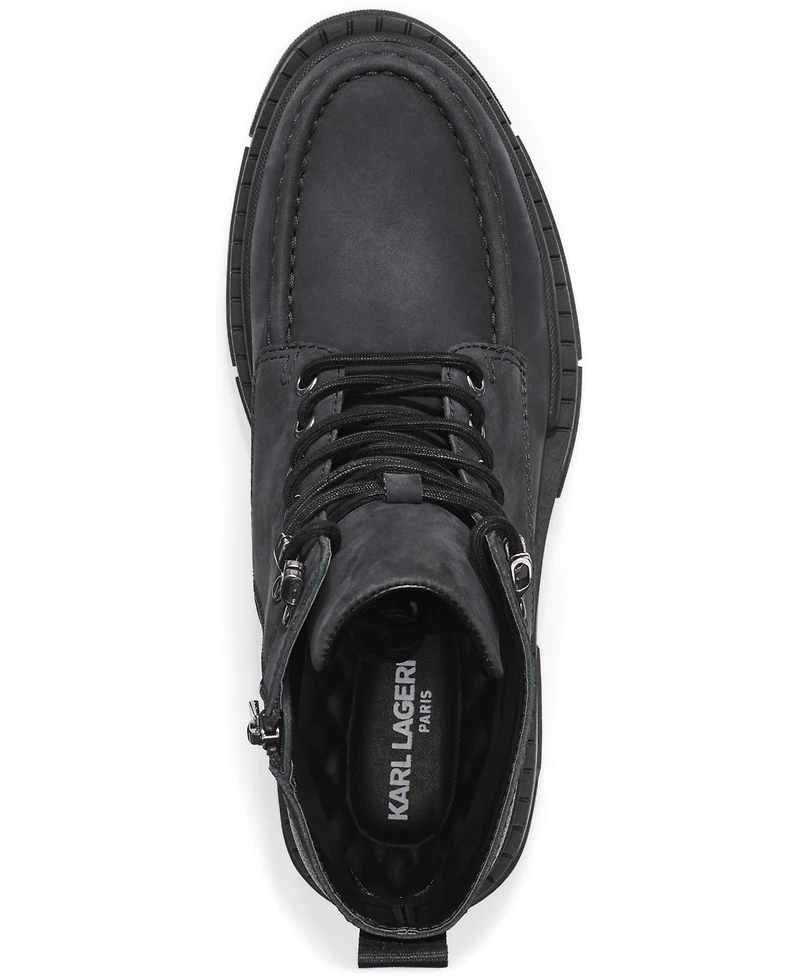 Karl Lagerfeld Paris Men's Round Toe Work Boots