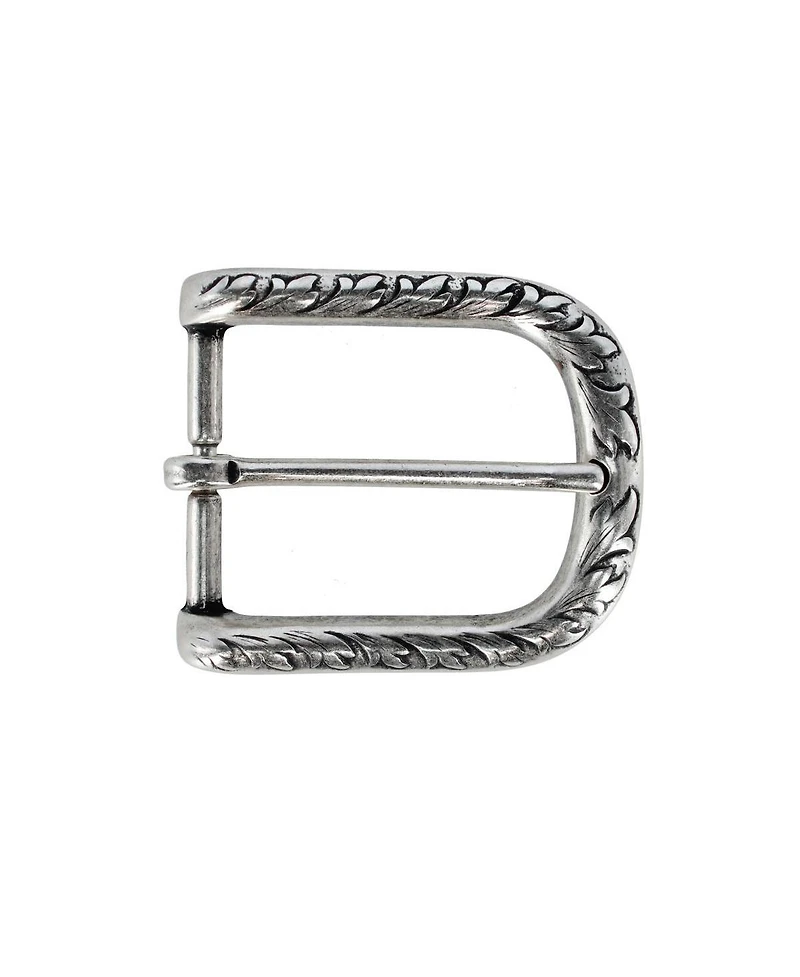 Trafalgar Men's 35mm Italian Distinct Vineyard Solid Brass Harness Belt Buckle