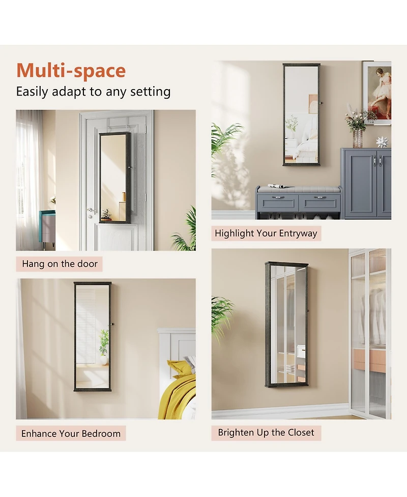 Vlsrka Rgb Led Full Length Mirror