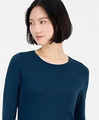 Eileen Fisher Women's Round Neck T-Shirt