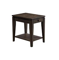 Intercon 18"" x 24"" Chairside Table in Brushed Mango