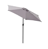 Panama Jack Outdoor Panama Jack Grey 9 Ft Alum Patio Umbrella W/Crank