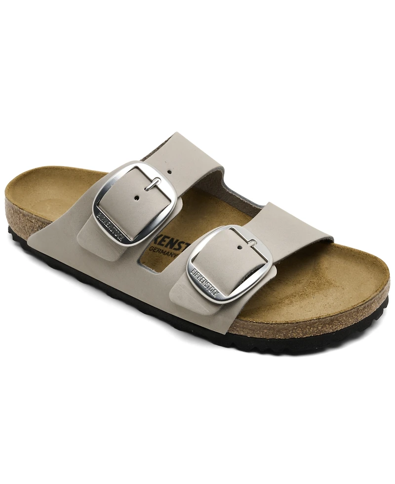 Birkenstock Women's Arizona Big Buckle Nubuck Leather Sandals from Finish Line