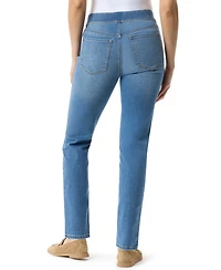 Gloria Vanderbilt Women's Amanda High-Rise Straight Pull-On Jeans