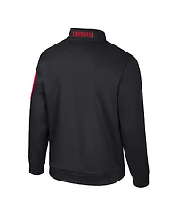 Colosseum Men's Black Louisville Cardinals Mainframe Quarter-Zip Fleece Jacket