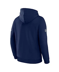Fanatics Men's Navy Columbus Blue Jackets Authentic Pro Primary Hoodie