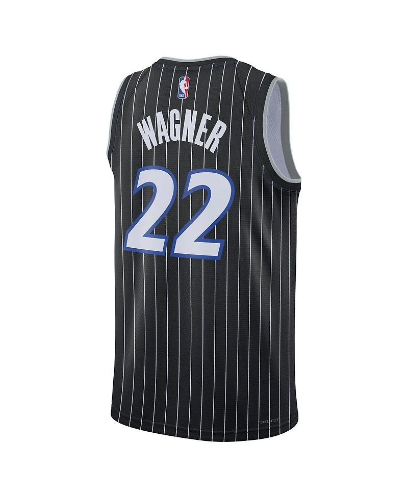 Jordan Men's and Women's Franz Wagner Black Orlando Magic Swingman Jersey
