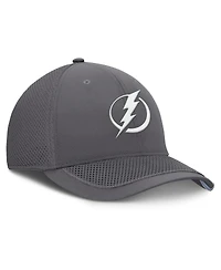 Fanatics Men's Gray Tampa Bay Lightning Clincher Team Stripes Flex Hat