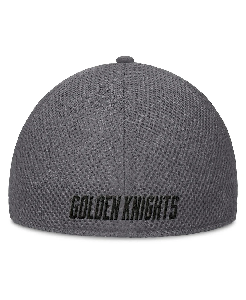 Fanatics Men's Gray Vegas Golden Knights Clincher Team Stripes Flex Hat