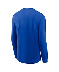 Nike Men's Royal Kentucky Wildcats Legacy Arched Logo Long Sleeve T-Shirt